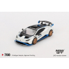 Lamborghini Huracan STO 2023 Bianco Asopo - skala 1:64 - Mini GT
